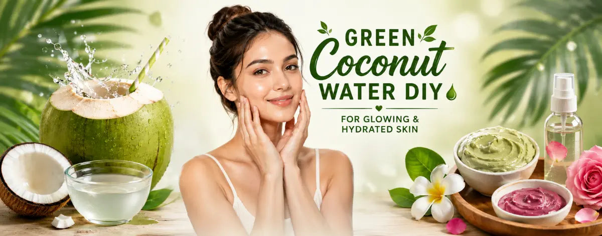 Green Coconut Water DIY for Glowing & Hydrated Skin