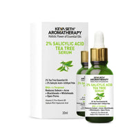 2% Salicylic Acid Tea Tree Serum, BHA + Terpineol, Acne, Blemishes, Blackheads, Whiteheads & Open Pores, Ichthyol Pale, Hyaluronic Acid, Vitamin E B5