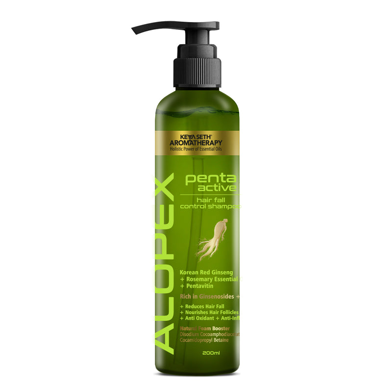 Alopex Penta Active Hair Fall Control Shampoo with Biotin & Pro-Vitamin B5- Promotes New Hair Growth & Reduces Hair Loss, For Men & Women