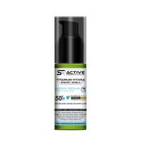 SR Active, Titanium Hydra Energy Shield Sports Mineral Super Serum Sunscreen SPF50 PA+++, 16-in-1 Watery Emulsion, Water-Resistant 180min - Keya Seth Aromatherapy