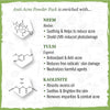 Anti Acne Powder Pack & Serum Facial Kit, Neem Tulsi Kaolin Tea Tree & Rosemary,Absords Excess Oil,Pore Refining,Soothes - Keya Seth Aromatherapy