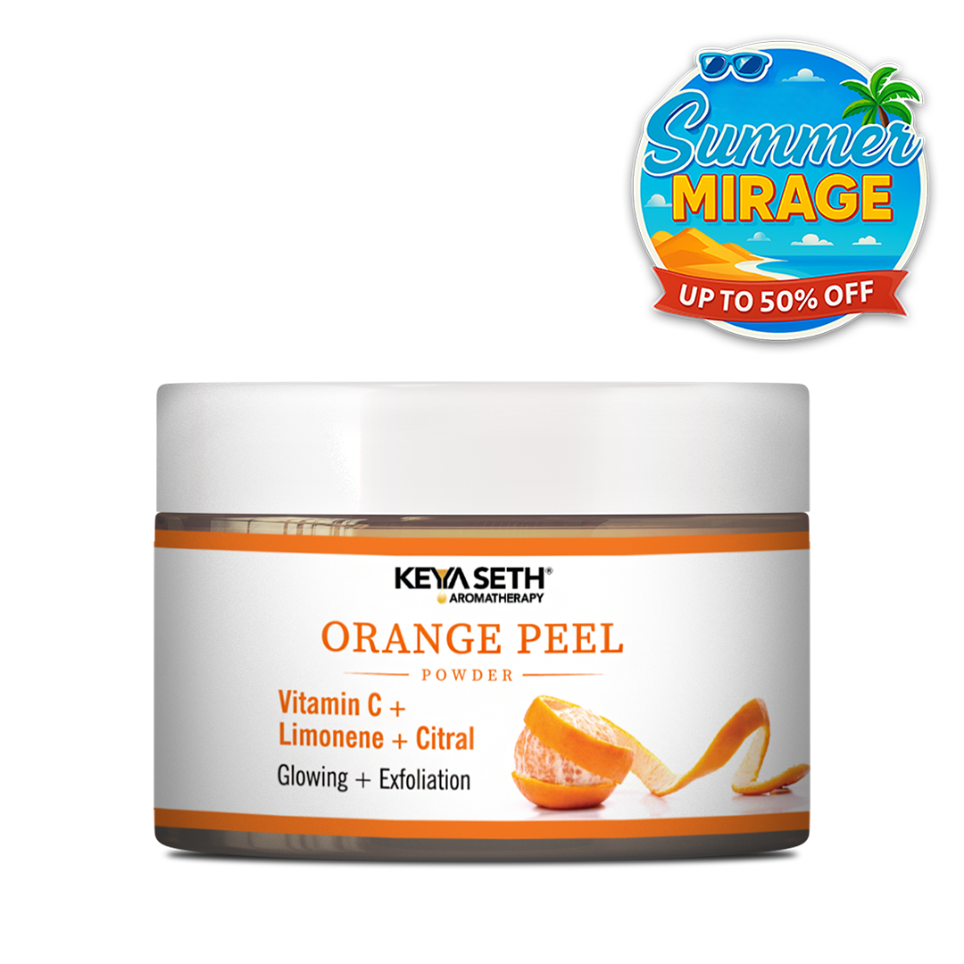 Orange Peel Powder Vitamin C Face Pack for Women & Men, Glowing Skin Exfoliation