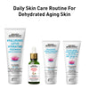 Daily Skincare Routine for Dehydrated, Aging Skin with Hyaluronic Facewash, Rosehip Bakuchiol Serum, Moisturizer & Sunscreen for Hydration, Firmness & Glow - Keya Seth Aromatherapy