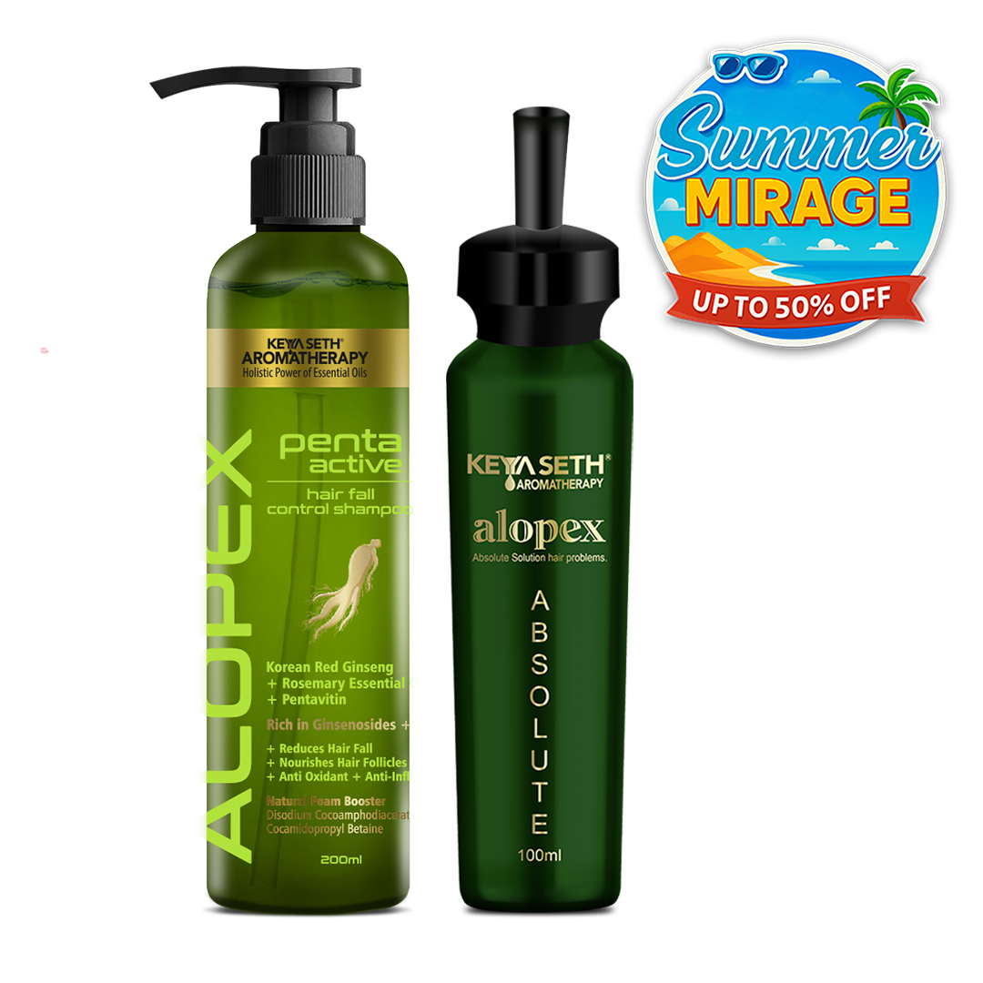 Absolute Hair Growth Serum Treatment Kit–Shampoo & Solution with Biotin, Rosemary & Ginseng