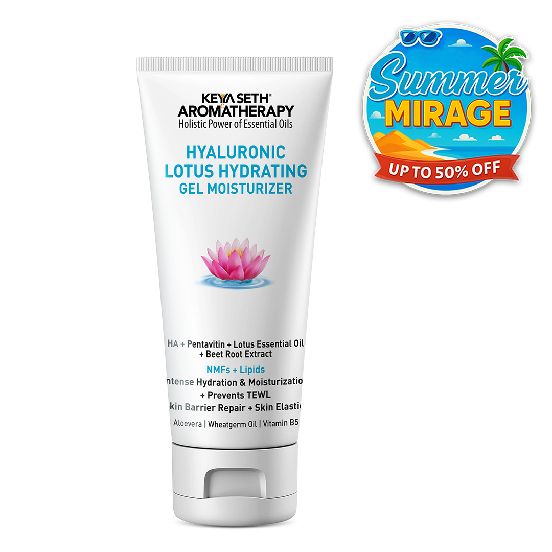 Hyaluronic Lotus Hydrating Gel Moisturizer, Pentavitin + Beet Root Extract, NMFs + Lipids, Intense Moisturization & Skin Barrier Repair