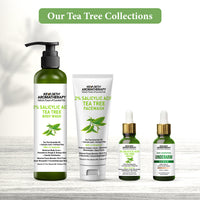 Tea Tree Essential Oil DIY Skincare Kit – Fights Acne, Clears and Tightens Pores, Controls Oil & Redness, Hydrates for Smooth, Blemish-Free Skin - Keya Seth Aromatherapy