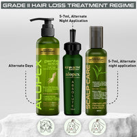 Complete Treatment Kit For Acute Hair Fall - Absolute Solution, Scalp Care, Alopex shampoo, Blocks hair fall & Fights Dandruff & Itchiness, New Hair Growth - Keya Seth Aromatherapy