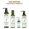 Korean Red Ginseng Hair Growth Combo Kit – Shampoo & Serum, Blocks DHT, Hydrates & Nourishes Hair & Scalp, Pentavitin, Caffeine, Vitamin B5, Promotes Hair Growth & Scalp Health - Keya Seth Aromatherapy