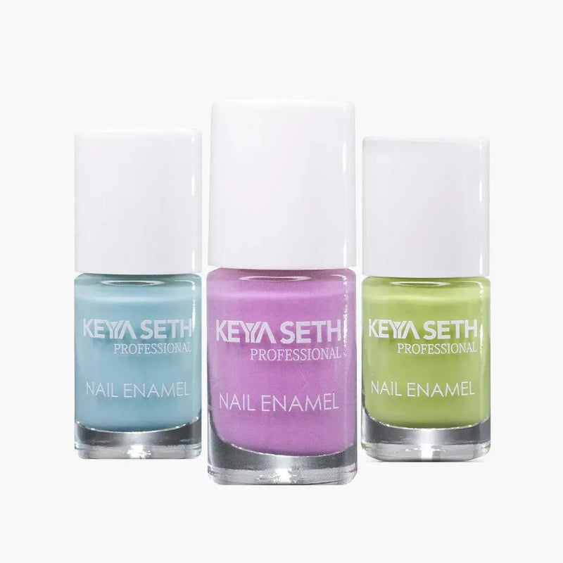 Aquatica + Mint Green + Ballerina Long Wear Nail Enamel Enriched with Vitamin E & Argan Oil - Keya Seth Aromatherapy