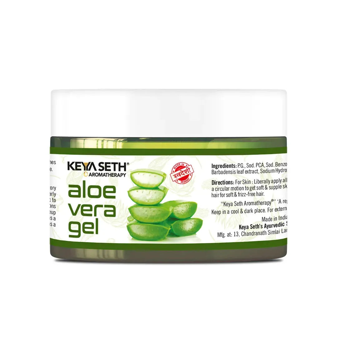 Aloe Vera Gel Moisturizer , Repairing, Soothing, Glowing & Radiant Skin- Ultimate for Skin & Hair - Keya Seth Aromatherapy