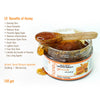 Honey Gel Scrub, with Walnut Shell, with Pure Honey & Honey Conditioner, Moisturizing & Natural Scrubbing, for Face & Body 160 GM