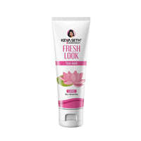 Fresh Look Lotus Face Wash, Mild, Hydrating, Moisturizing, Foaming, For Extremely Dry & Dehydrated Skin - Keya Seth Aromatherapy