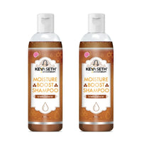 Moisture Boost Shampoo for Dry & Dull Hair || Enriched with Honey, Rosemary, Cederwood Essential Oil, Provitamin B5 (Pack Of 2)