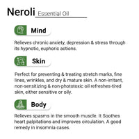 Neroli Essential Oil Natural Therapeutic Grade 10ml, Essential Oil, Keya Seth Aromatherapy