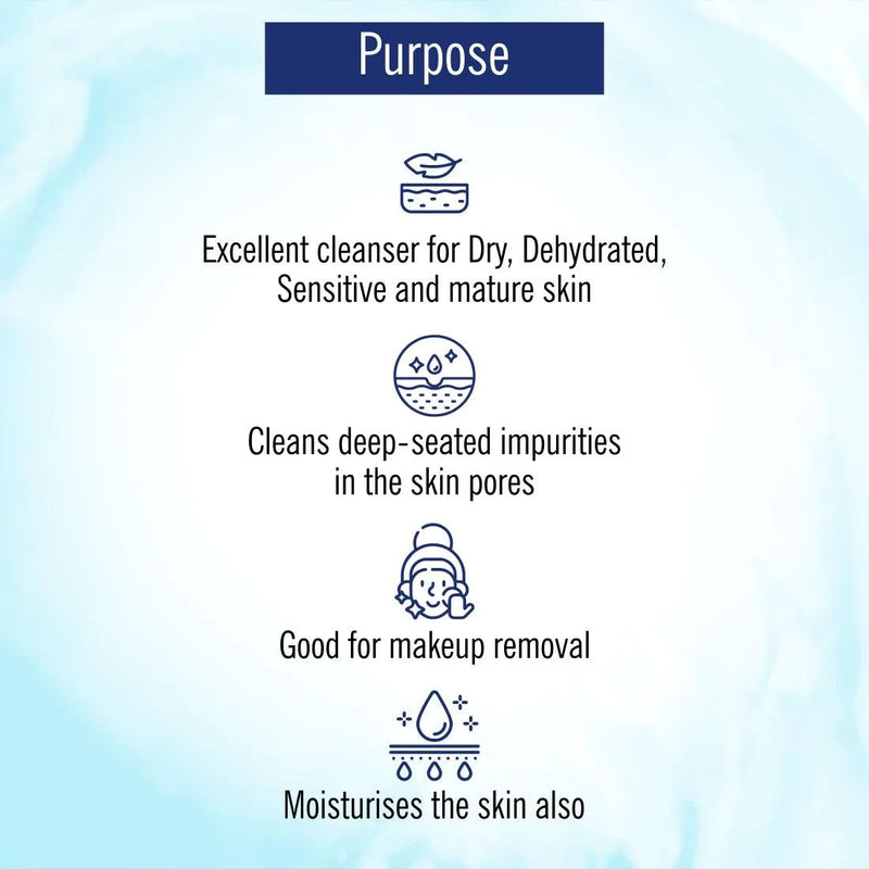 Cleansing Milk – Gentle Soft Deep Hydrating Cleanser Dirt & Makeup Remover. - Keya Seth Aromatherapy