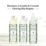 Rosemary Lavender Coconut Body Oil, Glowing Skin, Moisturizing Refreshing Aroma, Non Sticky Anti Aging, Essential Oil