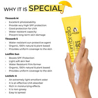 Umbrella Sunscreen Solution SPF 60, Broad Spectrum Protection, No White Cast, Lightweight Matte Finish with Raspberry Oil 100ml - Keya Seth Aromatherapy