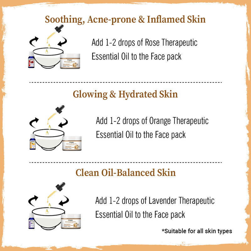 Sandalwood Powder Face Pack with Phenolic Contents & Flavonoids for Tan Removal, Acne Reduction, Anti-Aging, Cooling & Even Skin Tone - Keya Seth Aromatherapy