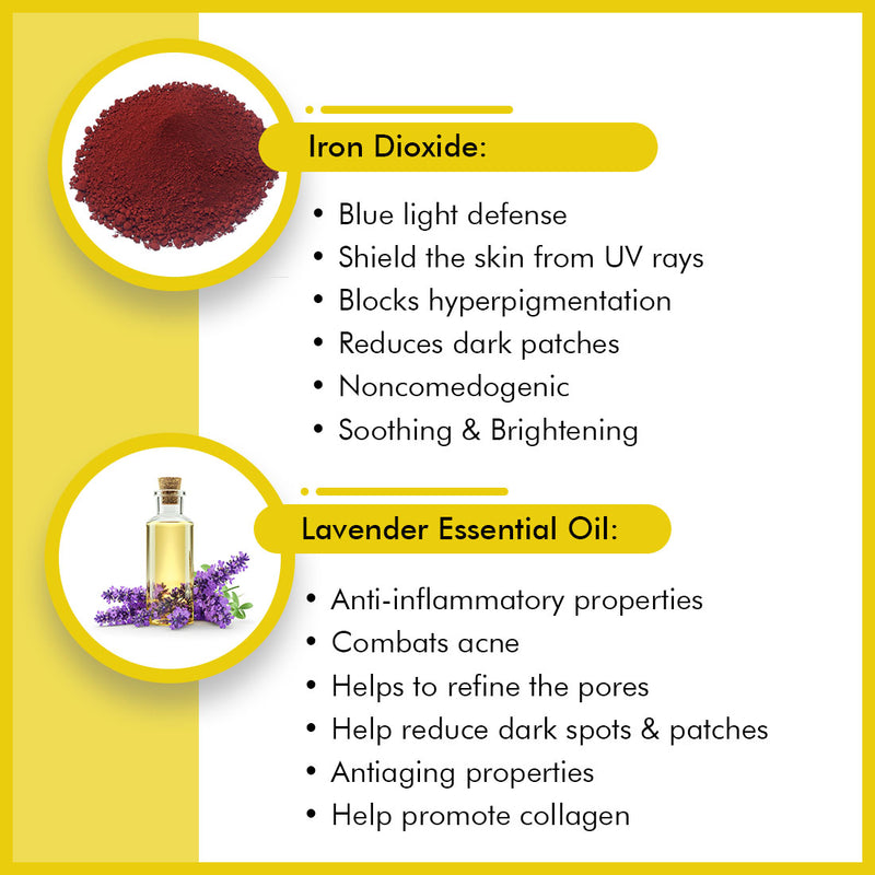 Umbrella Tinted Mineral Sunscreen Gel SPF50 PA+++ Moisturizing, Water-Resistant, Blue Light Filter, Water-Resistant, Dry Touch, No White Cast, Tinosorb M + Titanium Dioxide - Keya Seth Aromatherapy