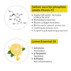 Vitamin C Lemon Glowing Serum Mineral Sunscreen, SPF 50 PA+++, Watery Emulsion, No White Cast, Water Resistant,Tinosorb M + Parsol TX - Keya Seth Aromatherapy