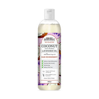 1% Lavender with 99% Coconut Oil - Cold Pressed Virgin Oil, Nourishes, Moisturizes, Promotes Hair Growth & Soothes Scalp Inflammation - Keya Seth Aromatherapy