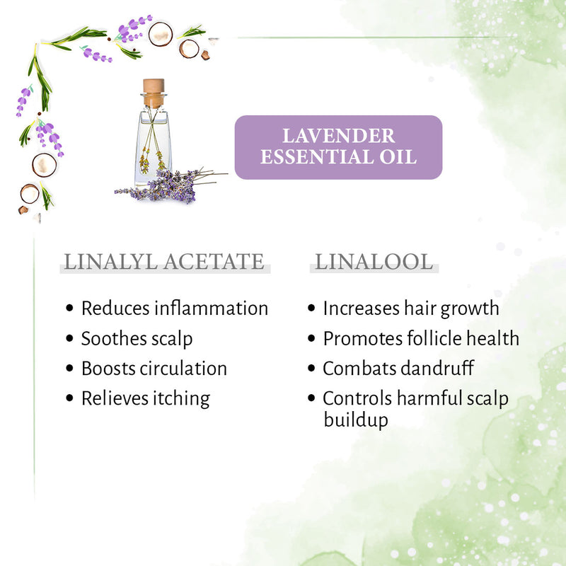 1% Lavender with 99% Coconut Oil - Cold Pressed Virgin Oil, Nourishes, Moisturizes, Promotes Hair Growth & Soothes Scalp Inflammation - Keya Seth Aromatherapy