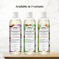 1% Tea Tree & 99% Coconut Oil – Cold Pressed, Promotes Hair Growth, Controls Hair Fall, Dandruff & Lice, Soothes Itching - Keya Seth Aromatherapy