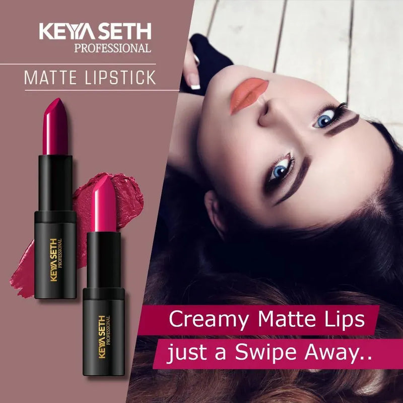 Dark Nude Shade Matte Lipstick - 04 - Keya Seth Aromatherapy