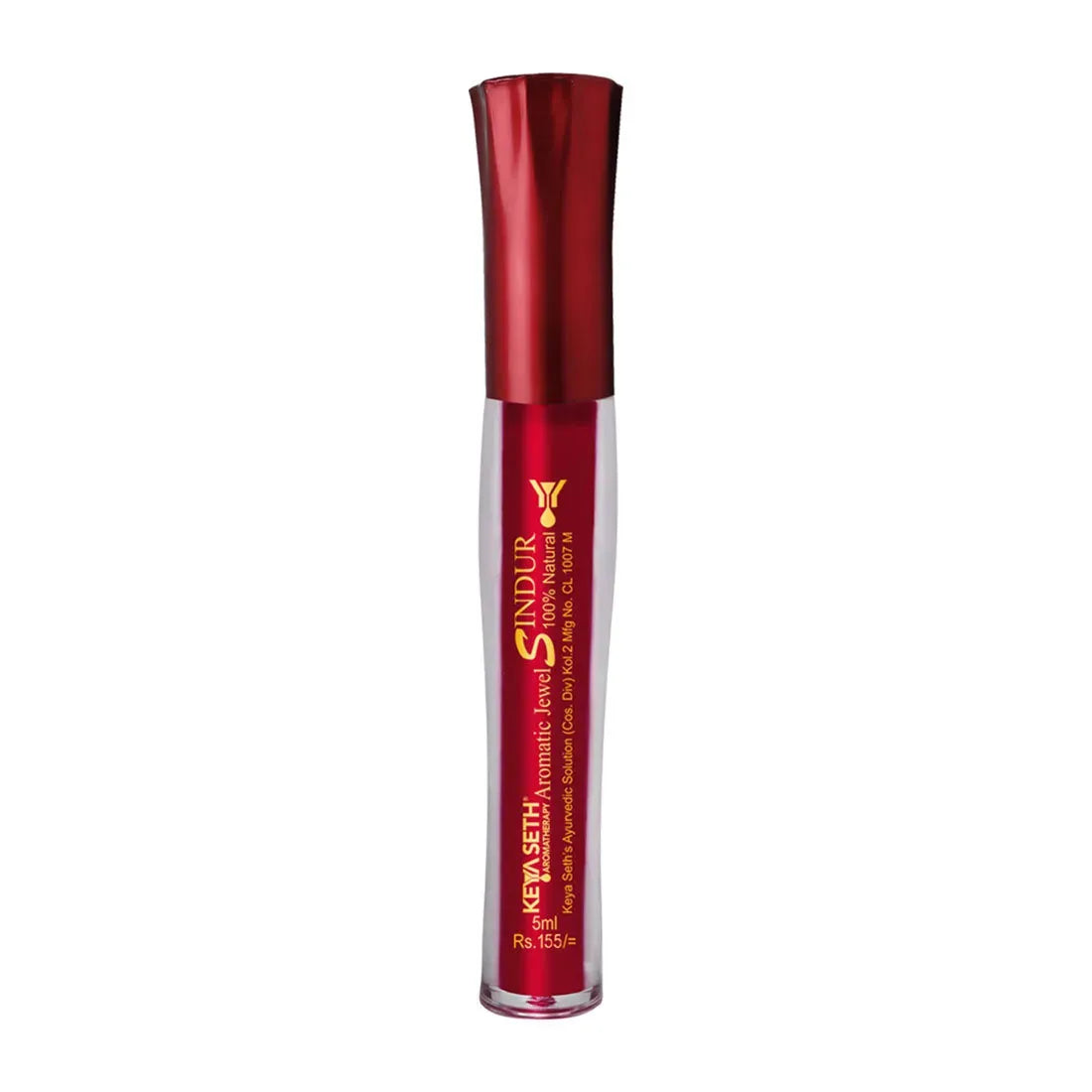 Aromatic 100% Natural Liquid Sindoor (Maroon) - Long lasting & Waterproof with Floral Pigment