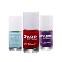 Aquatica + Grape Love + Crimson Long Wear Nail Enamel Enriched with Vitamin E & Argan Oil - Keya Seth Aromatherapy