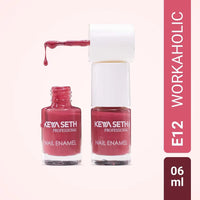 Workaholic + Grape Love Long Wear Nail Enamel Enriched with Vitamin E & Argan Oil - Keya Seth Aromatherapy