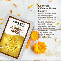 Free 24K Gold Rubber Facial Mask for Brightening & Whitening Enriched with Aloe Vera & Chamomile Extract - Keya Seth Aromatherapy