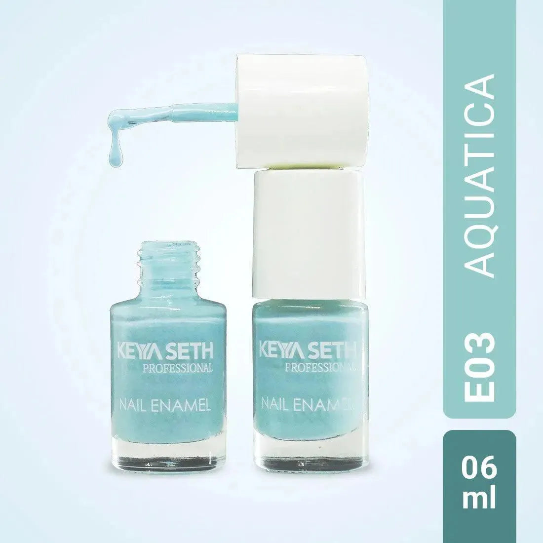 Aquatica Long Wear Nail Enamel Enriched with Vitamin E & Argan oil - Keya Seth Aromatherapy