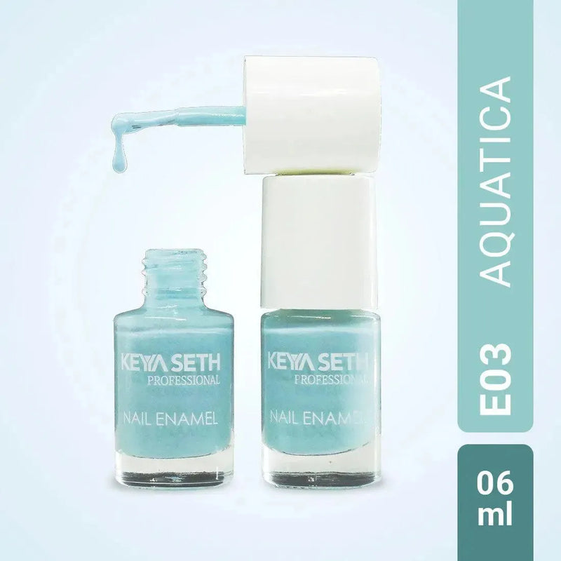 Free Aquatica Long Wear Nail Enamel Enriched with Vitamin E & Argan oil - Keya Seth Aromatherapy