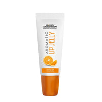 Aromatic Lip Jelly Orange, Enriched with Orange Oil (Vitamin C) & Shea Butter, Tinted Lip Balm, Brightening and Moisturizing Dark Lips for Men and Women 10ml - Keya Seth Aromatherapy