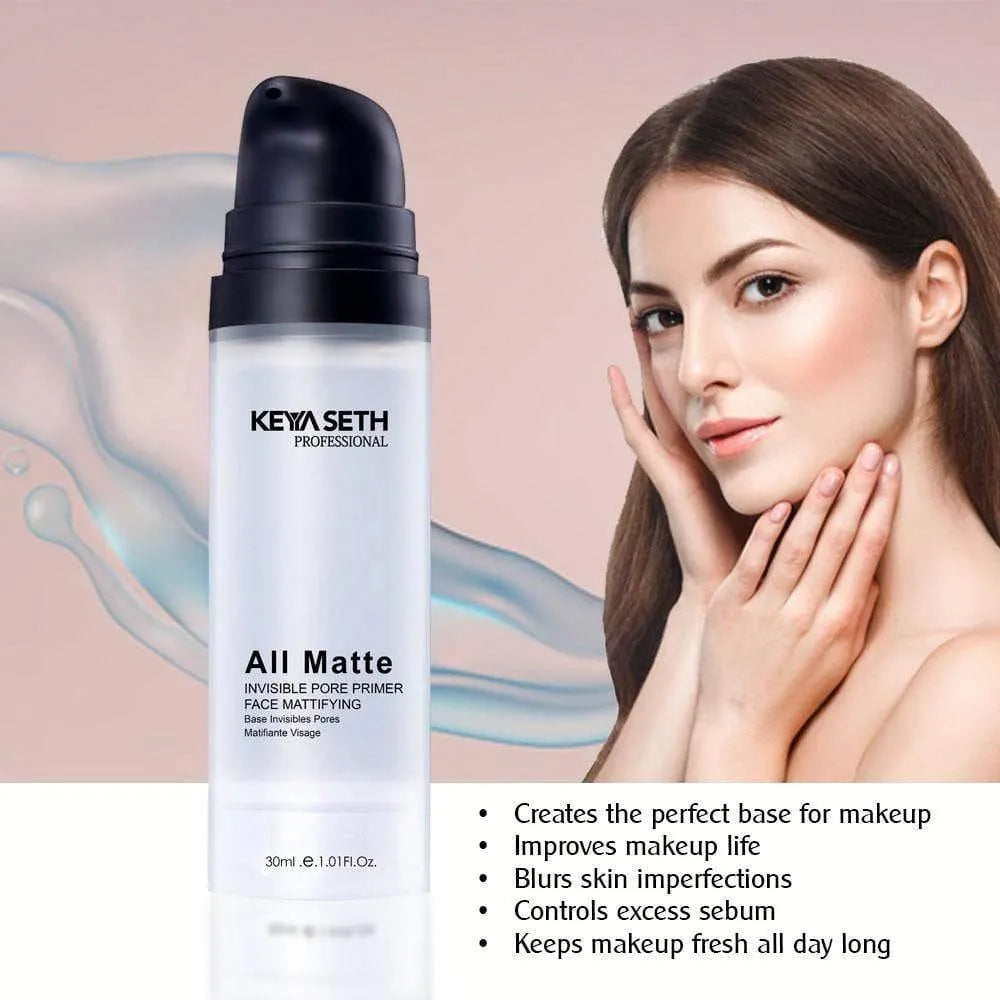 All Matte Invisible Pore Primer for easy Professional Makeup Finish - Keya Seth Aromatherapy