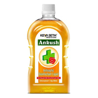 Ankush Antiseptic Disinfectant Liquid - First Aid, Medical, Multipurpose Personal Hygiene & Home Cleaner, Neem, Tulsi & Eucalyptus Essential Oil - Keya Seth Aromatherapy