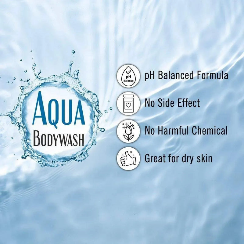 Aqua Bodywash, Shower Gel with Skin Conditioner for Dry Skin - Keya Seth Aromatherapy