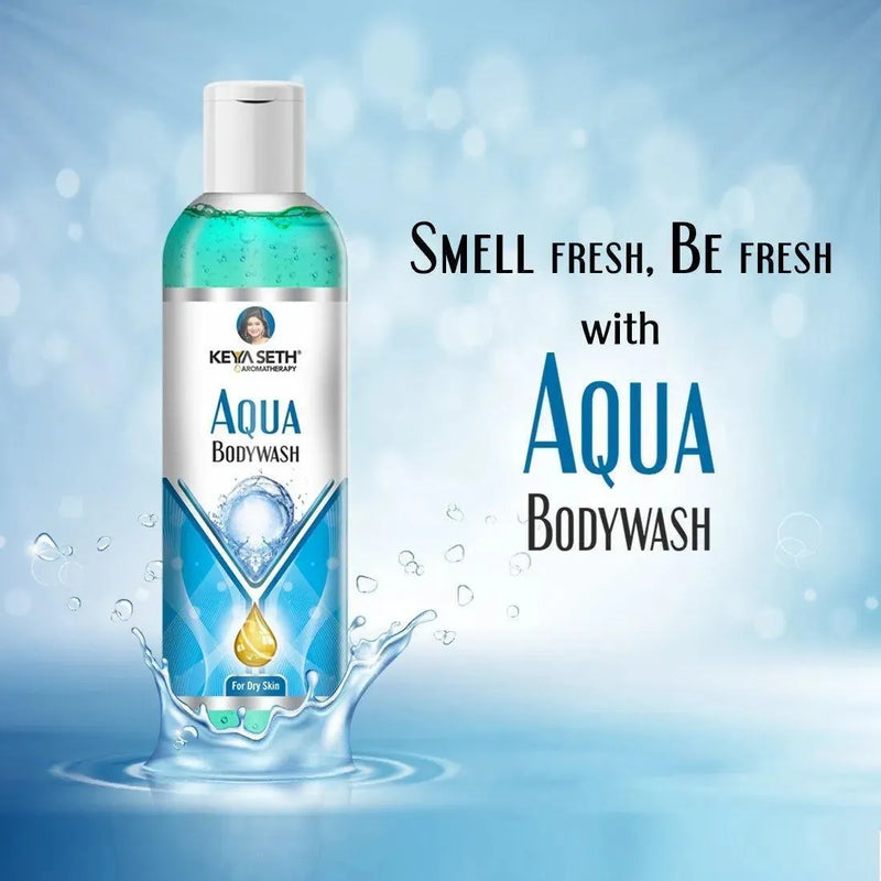 Aqua Bodywash, Shower Gel with Skin Conditioner for Dry Skin - Keya Seth Aromatherapy