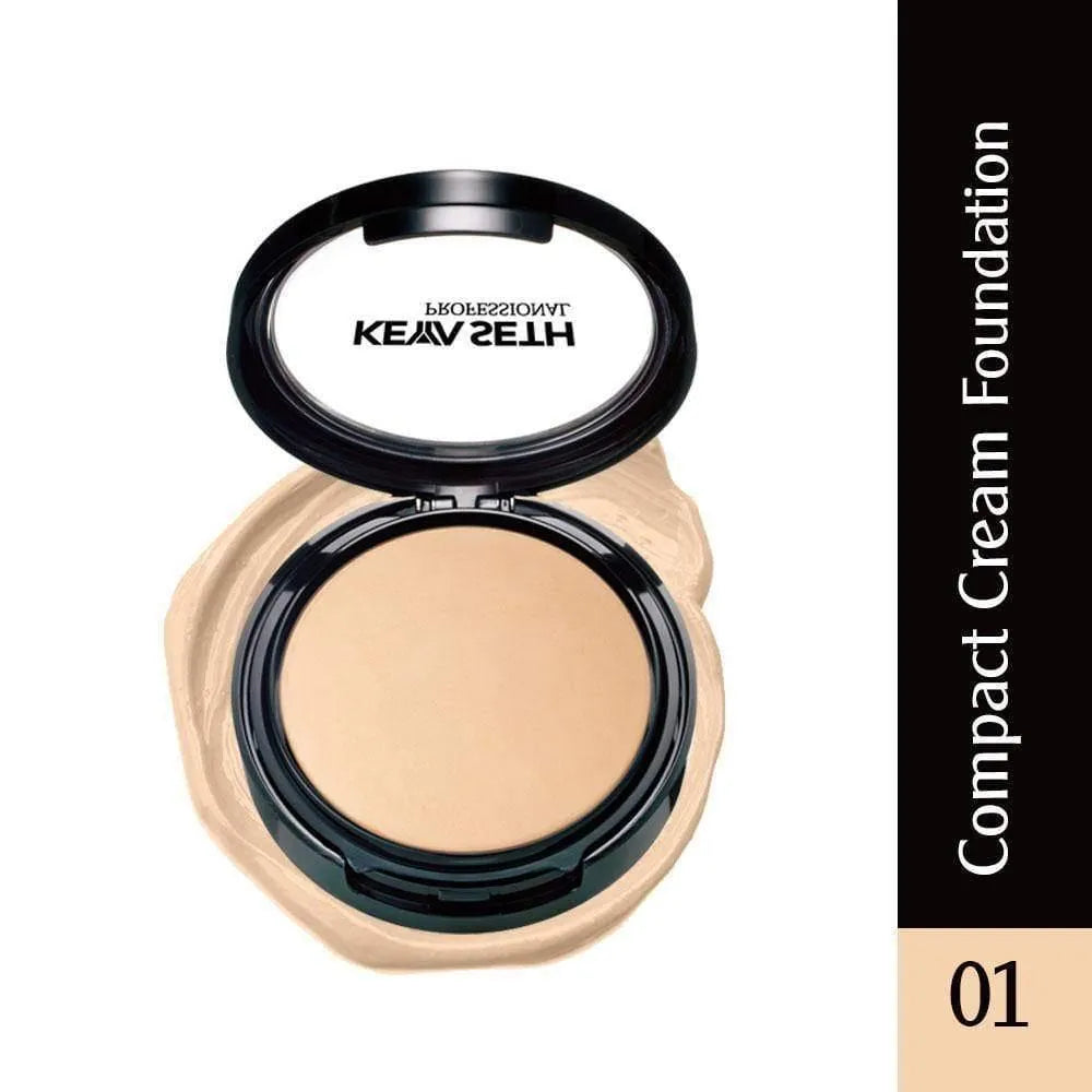 Compact Cream Foundation- Shade 01 - Keya Seth Aromatherapy