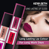 Dark Dusky Pink Shade Long Lasting Lipgloss  - 01 - Keya Seth Aromatherapy