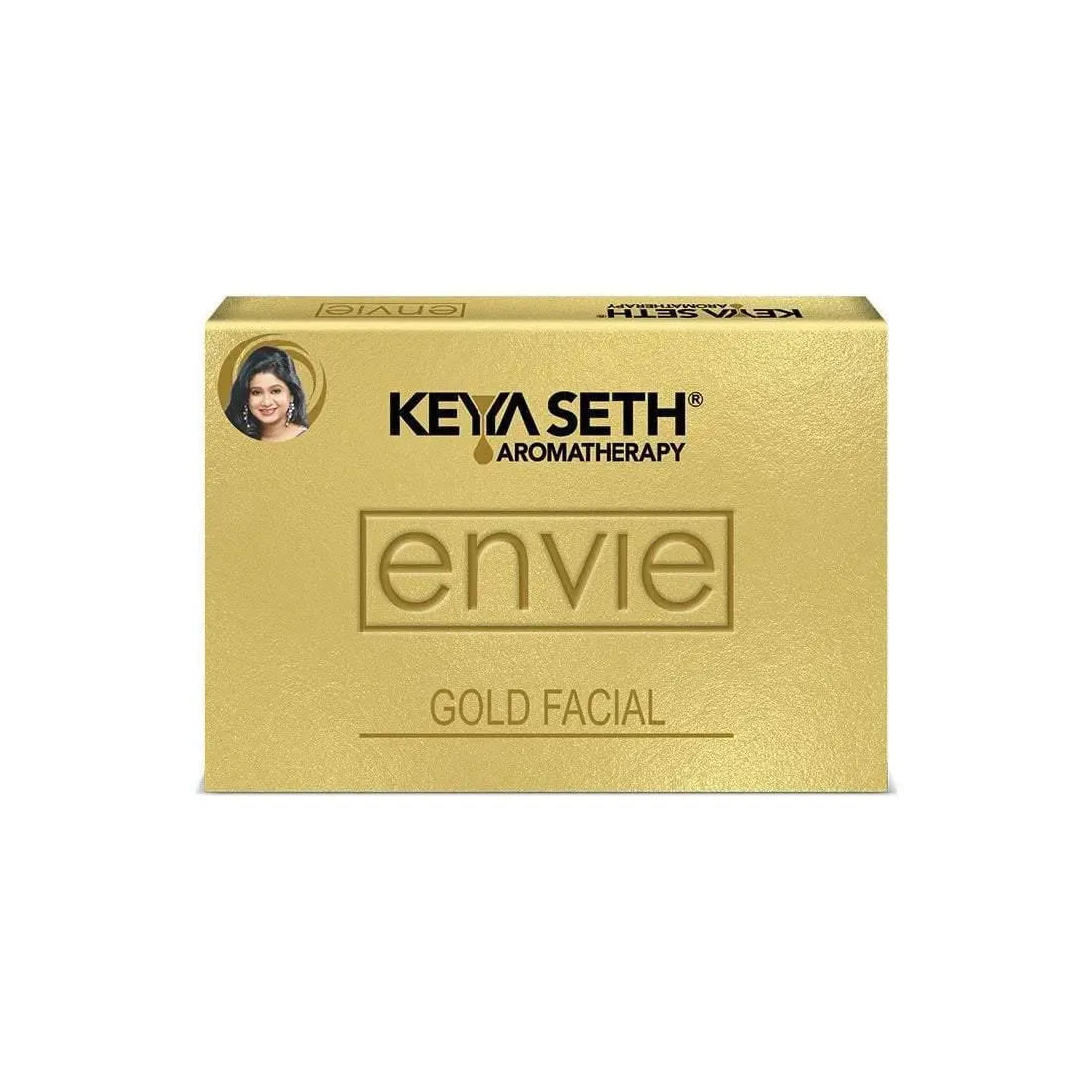 Envie Gold Facial Kit- White & Bright, Instant Radiance Shine & Youthful Glow for Women All Skin Types - Keya Seth Aromatherapy