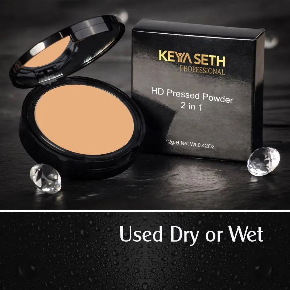 HD Pressed Powder 2 in 1- Shade 03 - Keya Seth Aromatherapy