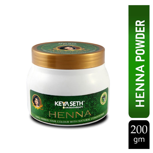 Henna Powder Herbal Hair Colour with Natural Conditioner Makes Hair Soft, Silky, Smooth & Shiny -Enriched with Jojoba, Aloe Vera, Catechu & Tea leaves