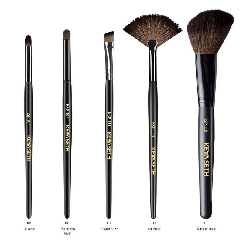 Set of 5 Essential Makeup Brush - Keya Seth Aromatherapy