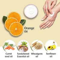 Orange Face & Body Moist,Vitamin C Enriched,Brightening, Rejuvenating, Refreshing - Keya Seth Aromatherapy