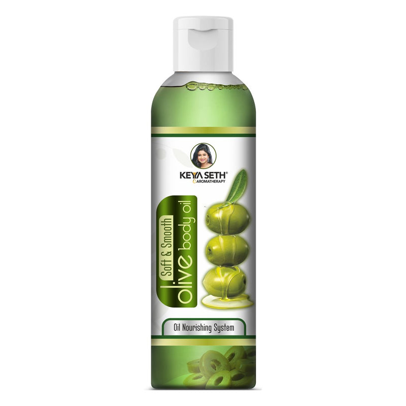 Soft & Smooth Body Oil, Quick Absorbing Non-Sticky Nourishment for Hair & Skin, Daily Use After Bath Massage Oil for Men & Women Enriched with Pure Olive & Essential Oils