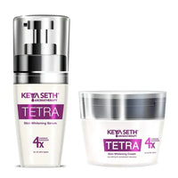 Tetra 4X Skin Whitening Combo kit for Radiant Glow & Luminous Complexion, Age Spots & Melasma - Keya Seth Aromatherapy