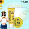 Umbrella Sunscreen Advance Treatment Kit SPF 75 Solution + SPF 50 Powder - Keya Seth Aromatherapy